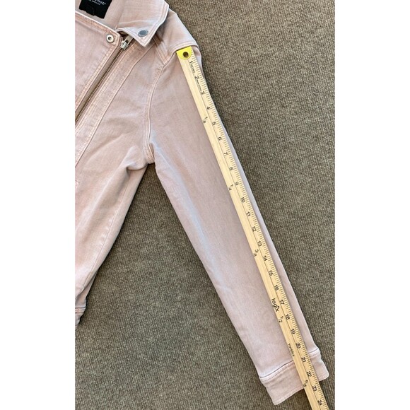 Liverpool Jacket Womens S Bradford Moto Zipper Pockets Fitted Stretch Denim - Picture 6 of 12